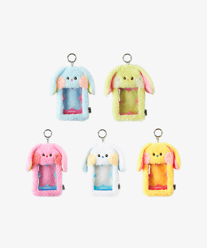NewJeans bunini Plush Photo Holder Keyring