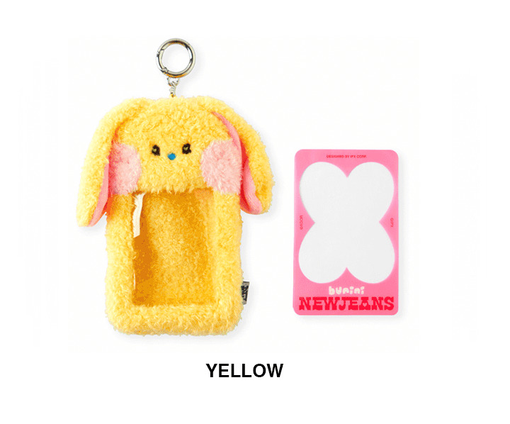 NewJeans bunini Plush Photo Holder Keyring