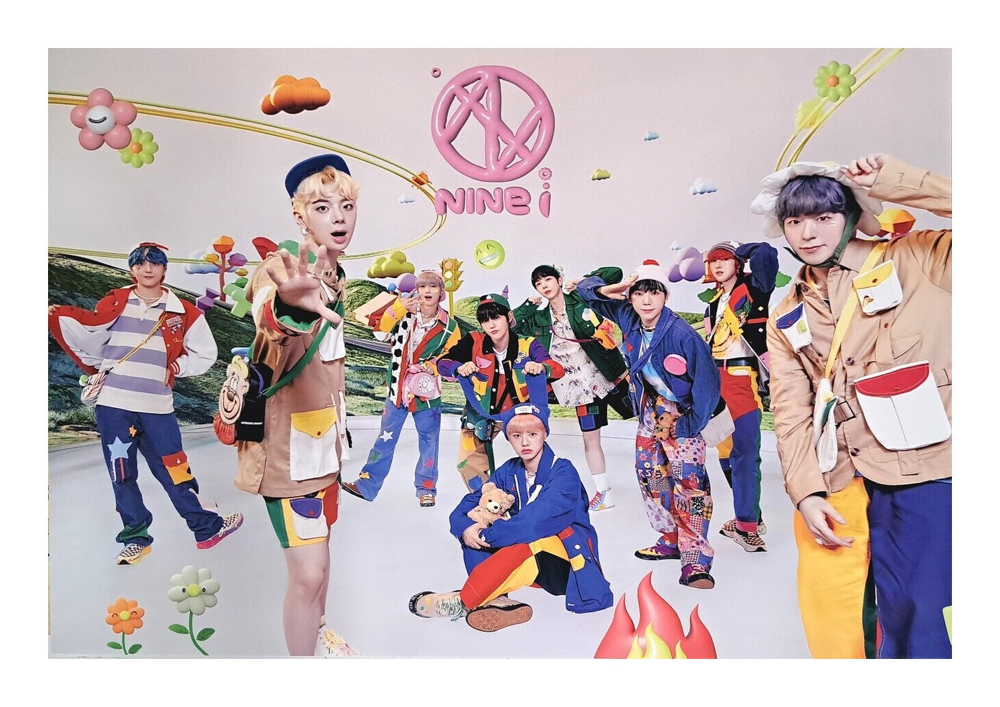 NINE.i 3rd Mini Album NEW MIND Official Poster - Photo Concept Off ...