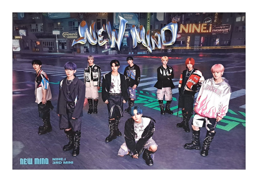 NINE.i 3rd Mini Album NEW MIND Official Poster - Photo Concept On