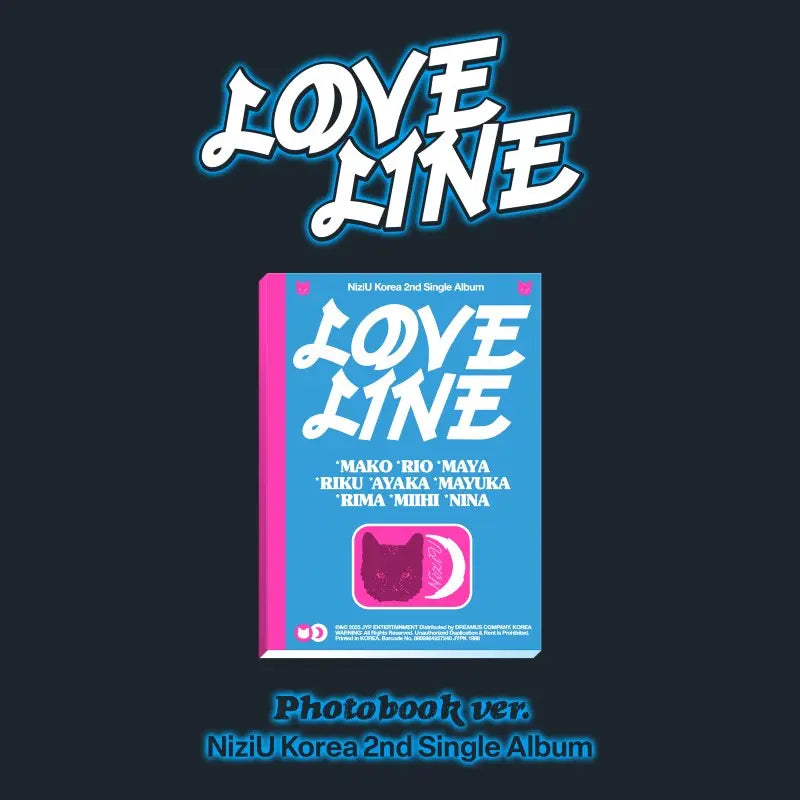 NiziU Korea 2nd Single Album - LOVE LINE – Choice Music LA