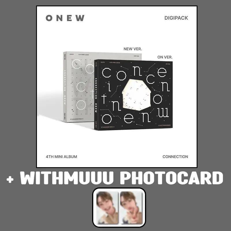 ONEW 4th Mini Album - Connection (Digipack Ver.) + WITHMUU Photocard