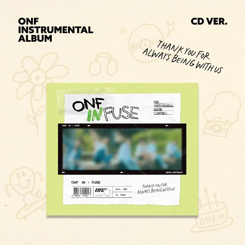 ONF Instrumental Album - INFUSE (CD Ver.)