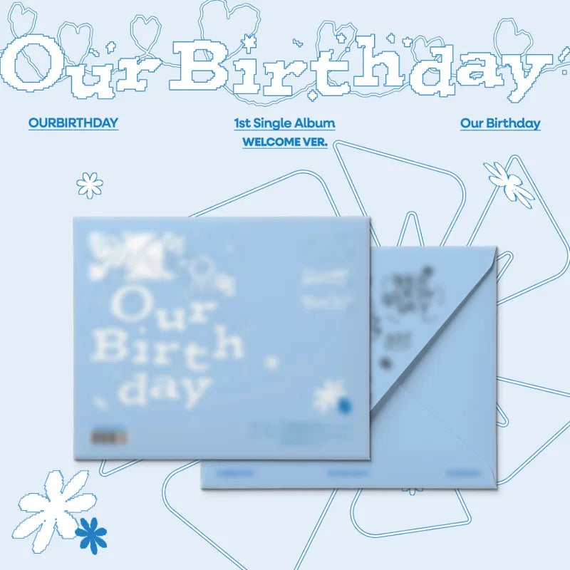 [Pre-Order] OURBIRTHDAY 1st Single Album - Our Birthday (Photobook Ver.) + APPLEMUSIC Photocard
