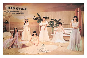 OH MY GIRL 9th Mini Album Golden Hourglass Official Poster - Photo Concept Light