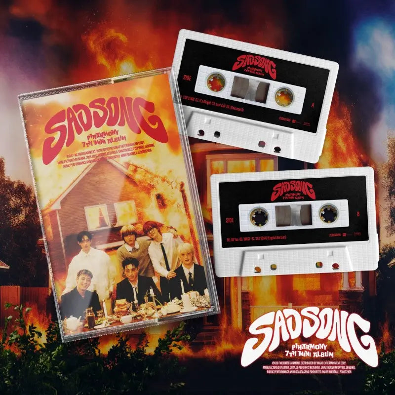 P1Harmony 7th Mini Album - SAD SONG (Cassette Tape)