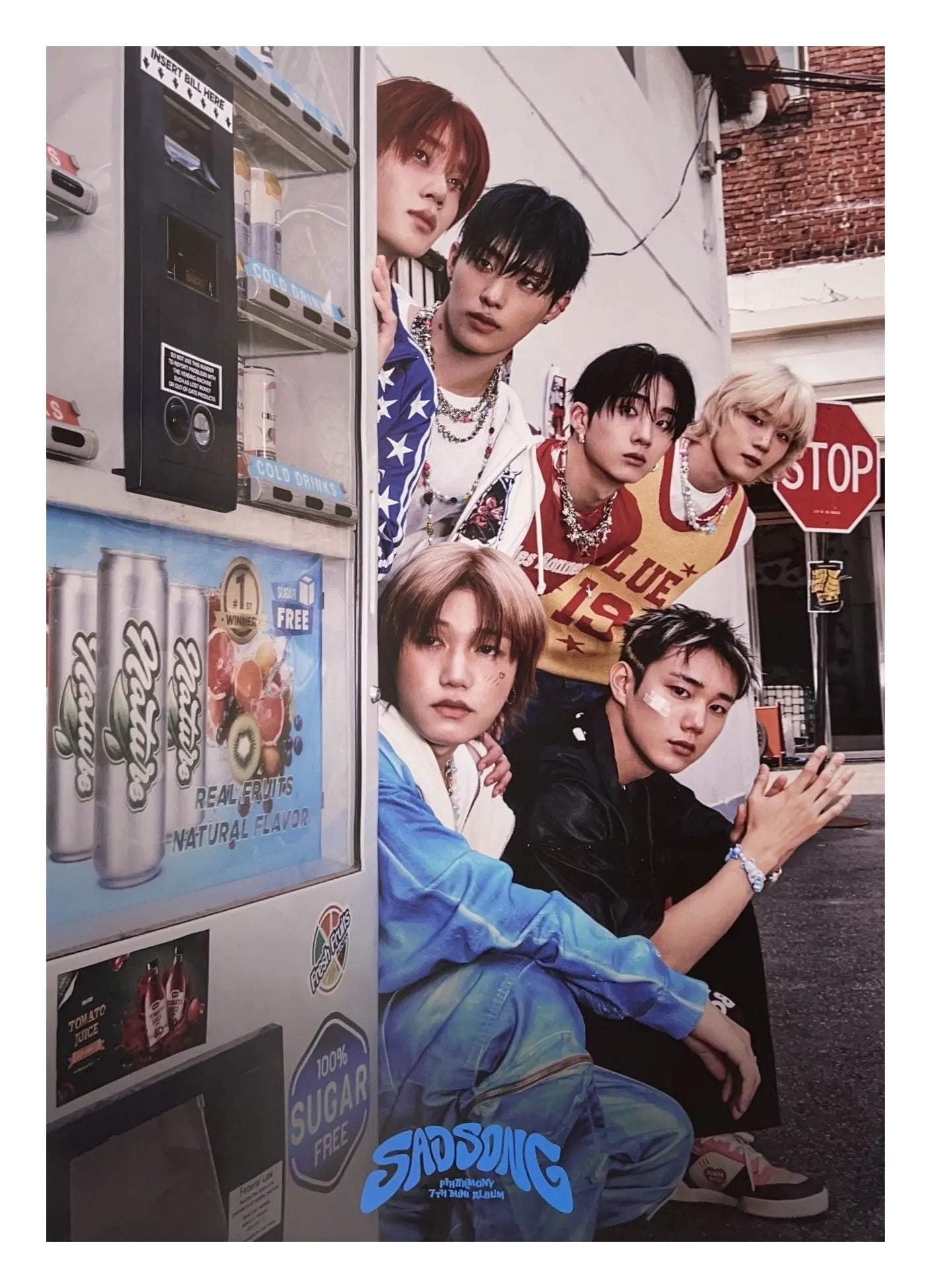 P1Harmony 7th Mini Album SAD SONG Official Poster - Photo Concept D