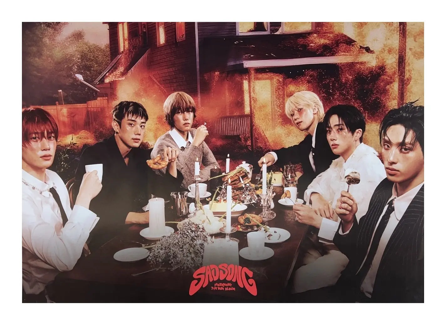 P1Harmony 7th Mini Album SAD SONG Official Poster - Photo Concept S