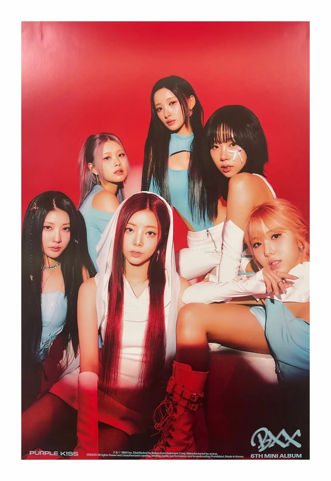 PURPLE KISS 6th Mini Album BXX Official Poster Photo Concept 1