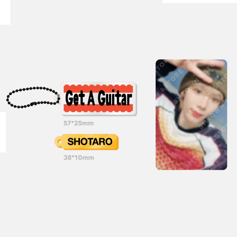RIIZE Get A Guitar Official Merchandise - Acrylic Keyring + Photocard Set