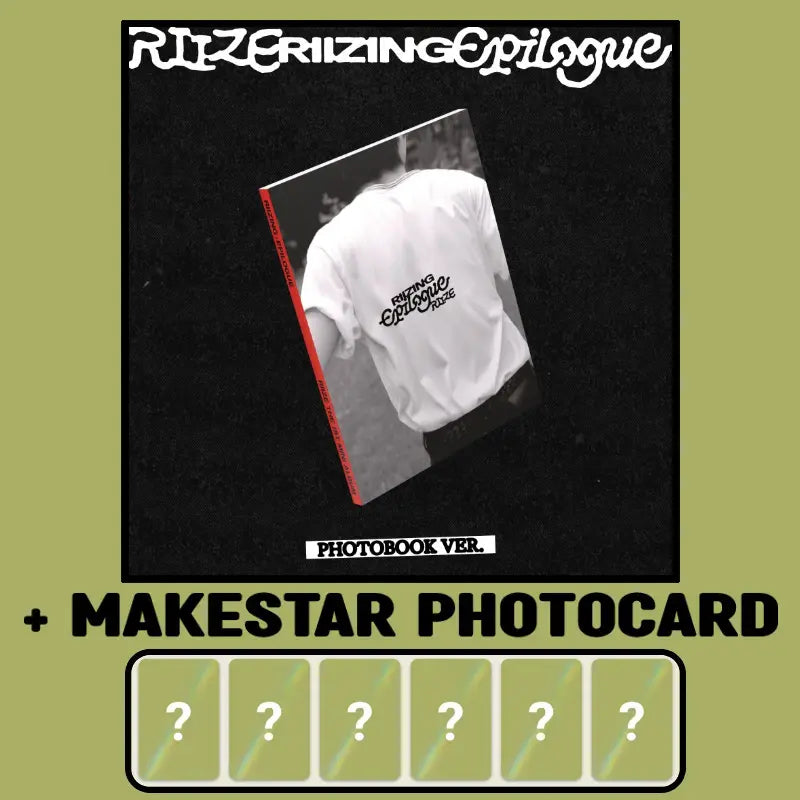 RIIZE 1st Mini Album - RIIZING : EPILOGUE (Photobook Ver.) + MAKESTAR Photocard