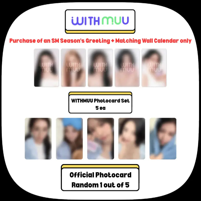 [Pre-Order] Red Velvet 2027 Season's Greetings + WITHMUU Photocard Set