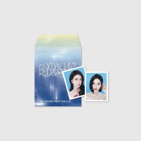 [Pre-Order] Red Velvet A Day in Red &amp; Velvet Official Merchandise - Random ID Photo Set