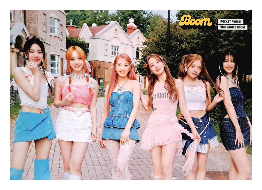 Rocket Punch 3rd Single Album BOOM Official Poster - Photo Concept Like