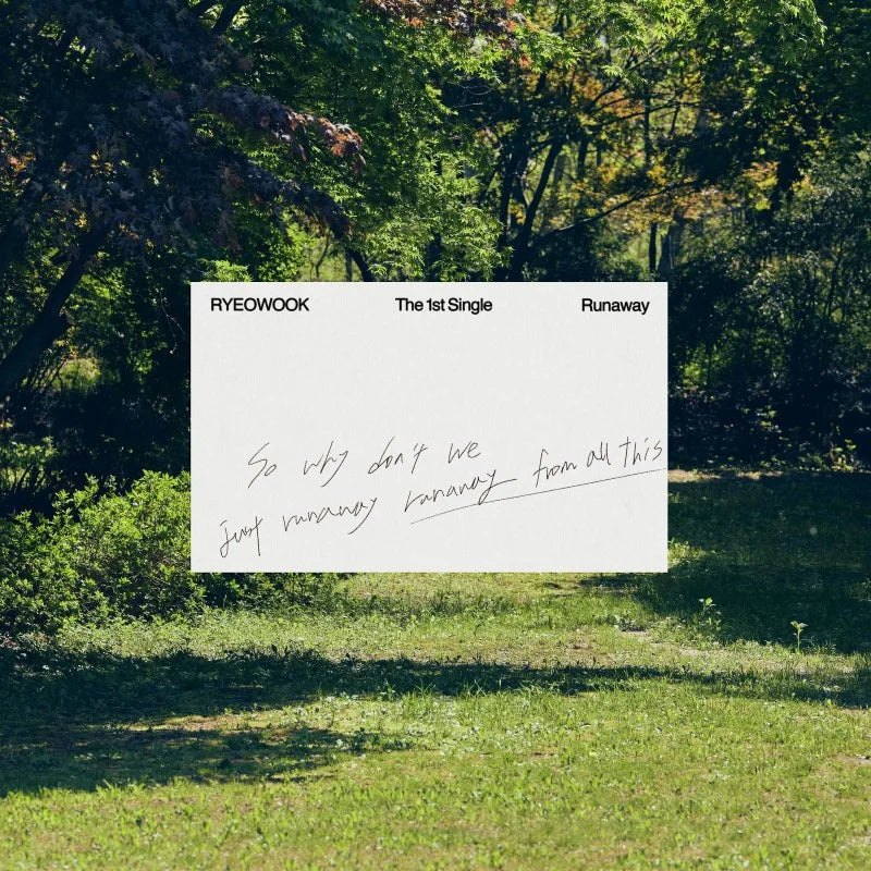 [Pre-Order] Ryeowook 1st Single Album - Runaway (Digipack Ver.)