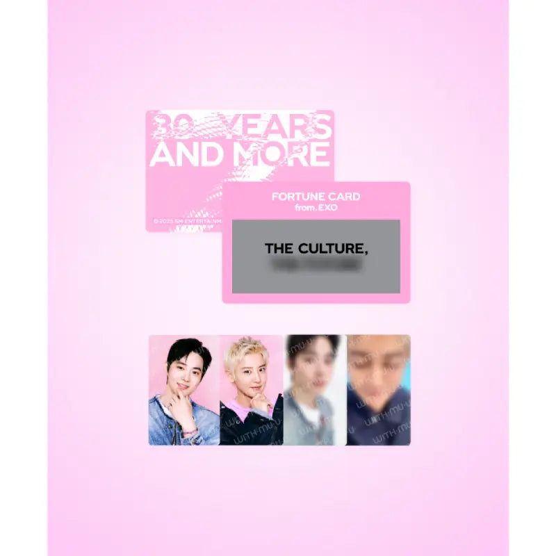 SMTOWN Live 2025 Official Merchandise - Fortune Scratch Card
