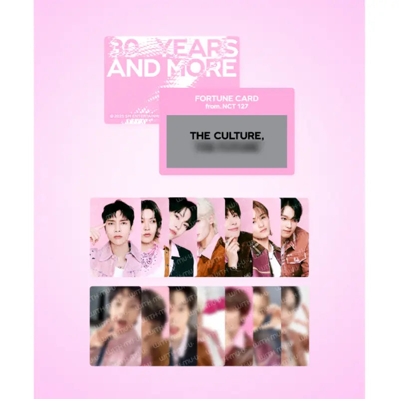 正規通販 SMTOWN Live Card Scratch Fortune - Merchandise Official 2025 タレントカード