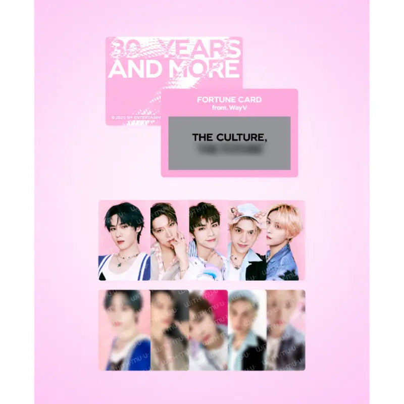 SMTOWN Live 2025 Official Merchandise - Fortune Scratch Card