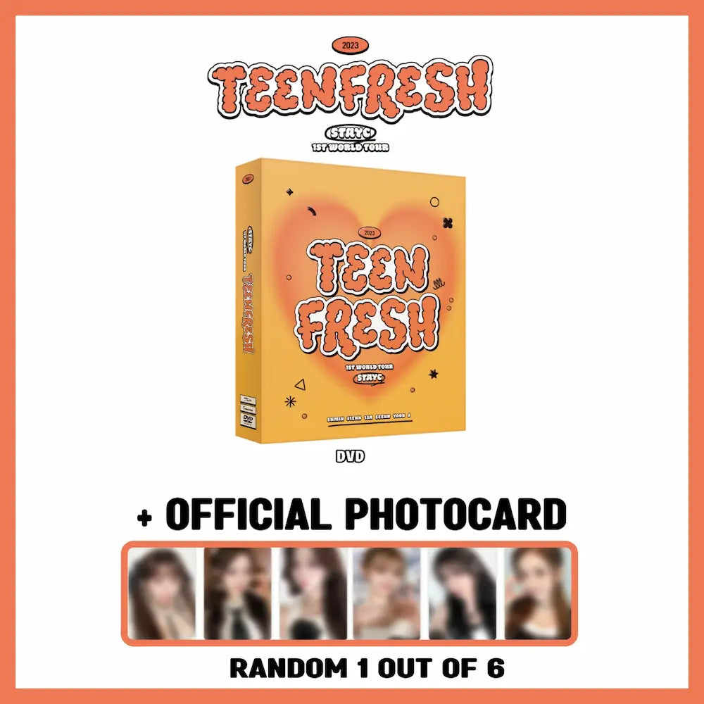 STAYC 1st World Tour - TEENFRESH DVD + Photocard