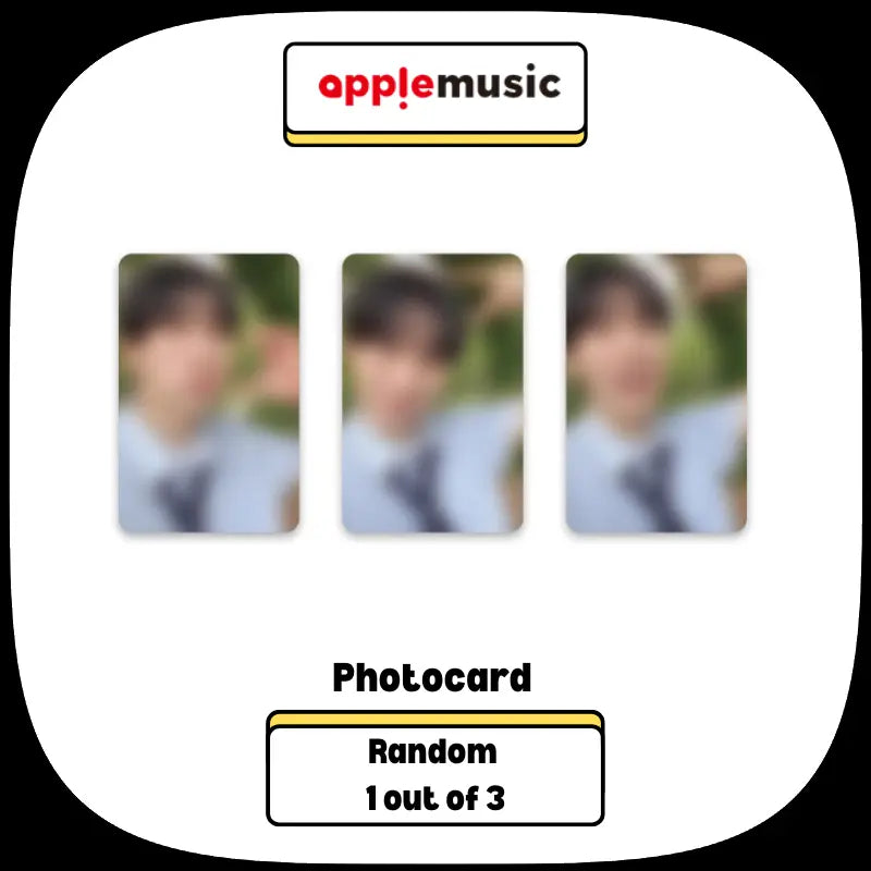 [Pre-Order] Seo Eunkwang Single Album - OUR YOUTH + APPLEMUSIC Photocard