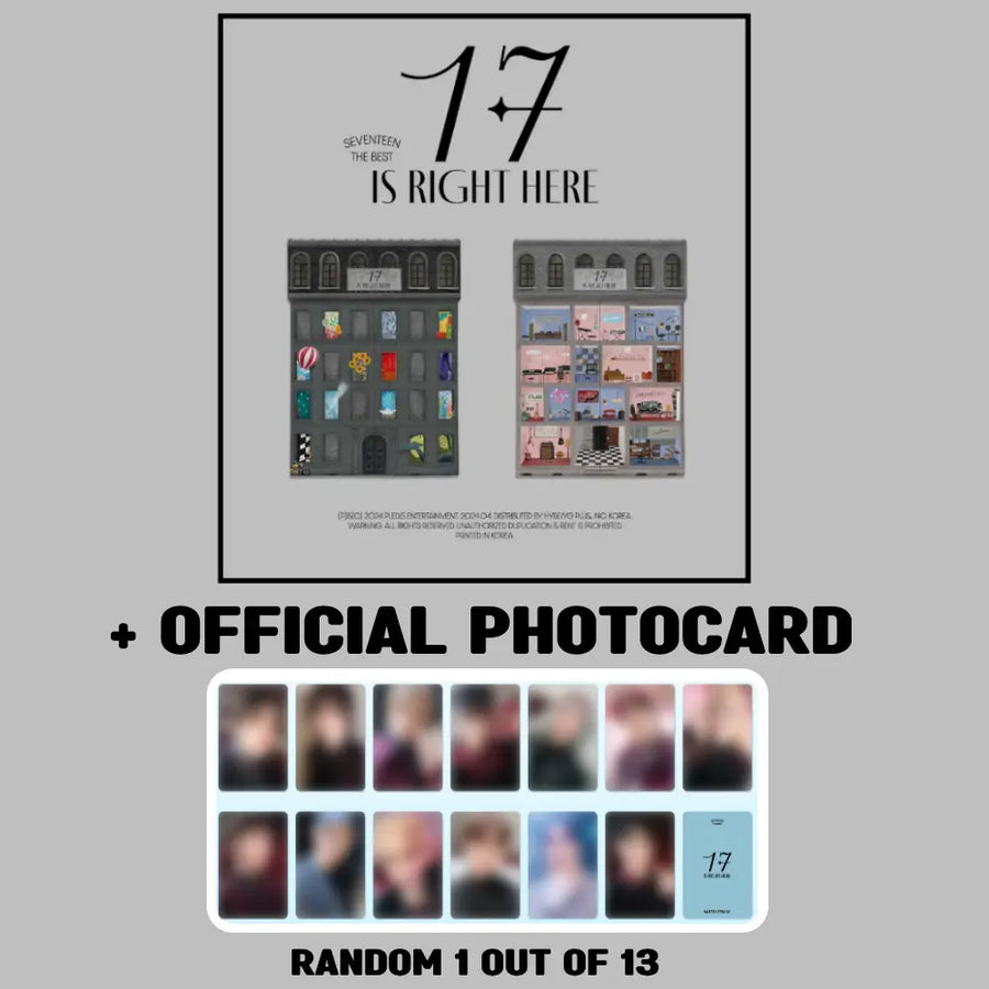 Seventeen Best Album - 17 IS RIGHT HERE + Photocard