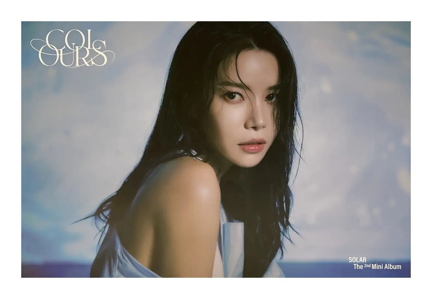 Solar 2nd Mini Album COLOURS (Palette Ver.) Official Poster - Photo Co ...