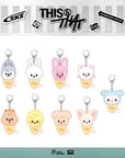 [Pre-Order] Stray Kids THIS & THAT Official Merchandise - Plush Keyring (Ice Cream Ver.)