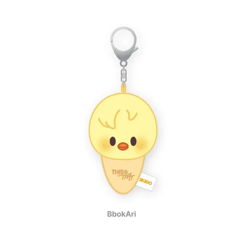 [Pre-Order] Stray Kids THIS &amp; THAT Official Merchandise - Plush Keyring (Ice Cream Ver.)