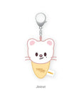 [Pre-Order] Stray Kids THIS & THAT Official Merchandise - Plush Keyring (Ice Cream Ver.)