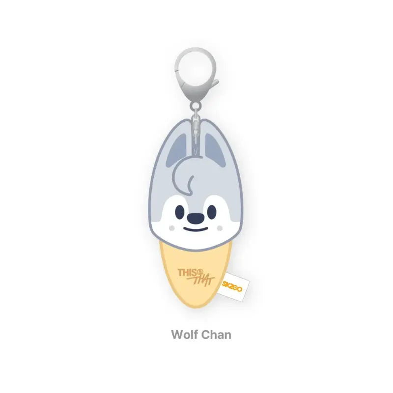 [Pre-Order] Stray Kids THIS &amp; THAT Official Merchandise - Plush Keyring (Ice Cream Ver.)