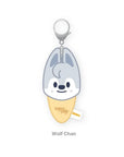 [Pre-Order] Stray Kids THIS & THAT Official Merchandise - Plush Keyring (Ice Cream Ver.)