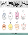 [Pre-Order] Stray Kids THIS & THAT Official Merchandise - SKZOO Costume Plush Keyring