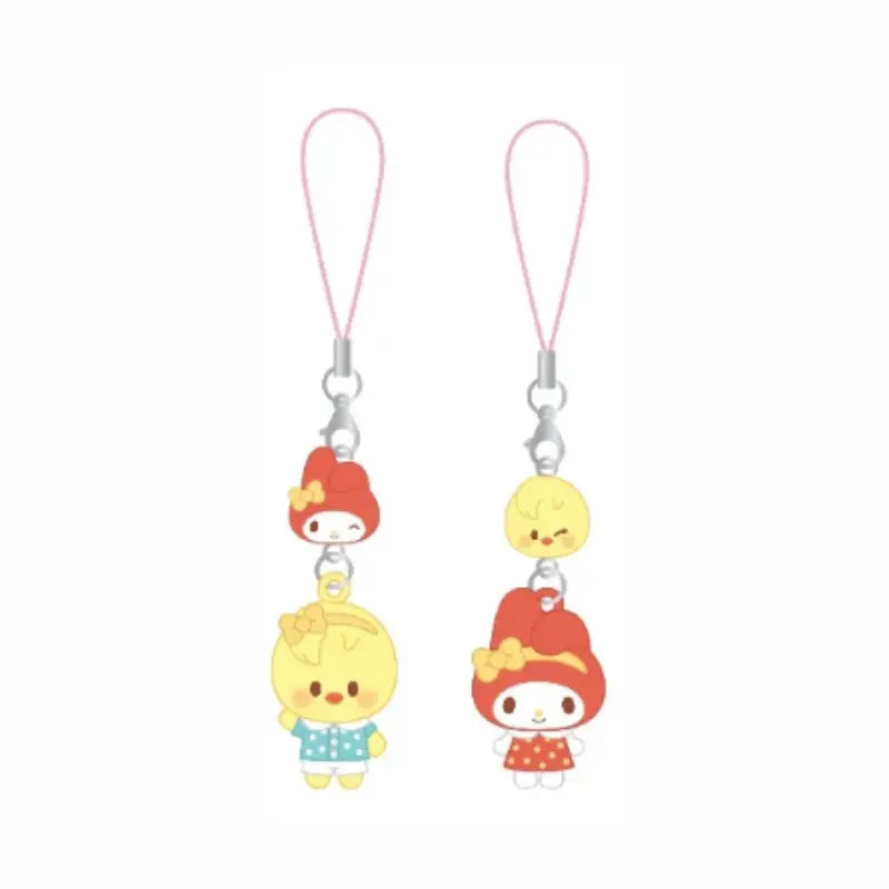 Stray Kids x Sanrio Characters Official Merchandise - Mini Figure Couple Keyring