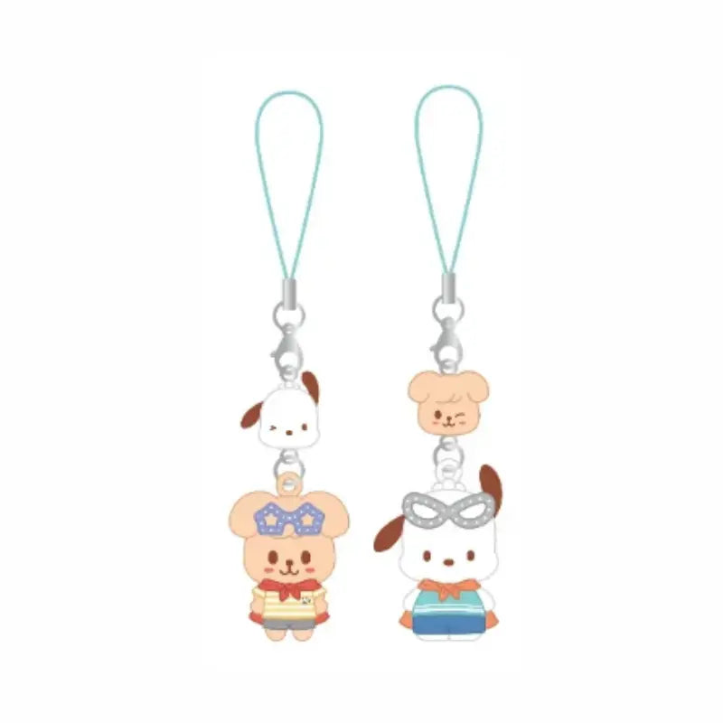 Stray Kids x Sanrio Characters Official Merchandise - Mini Figure Couple Keyring