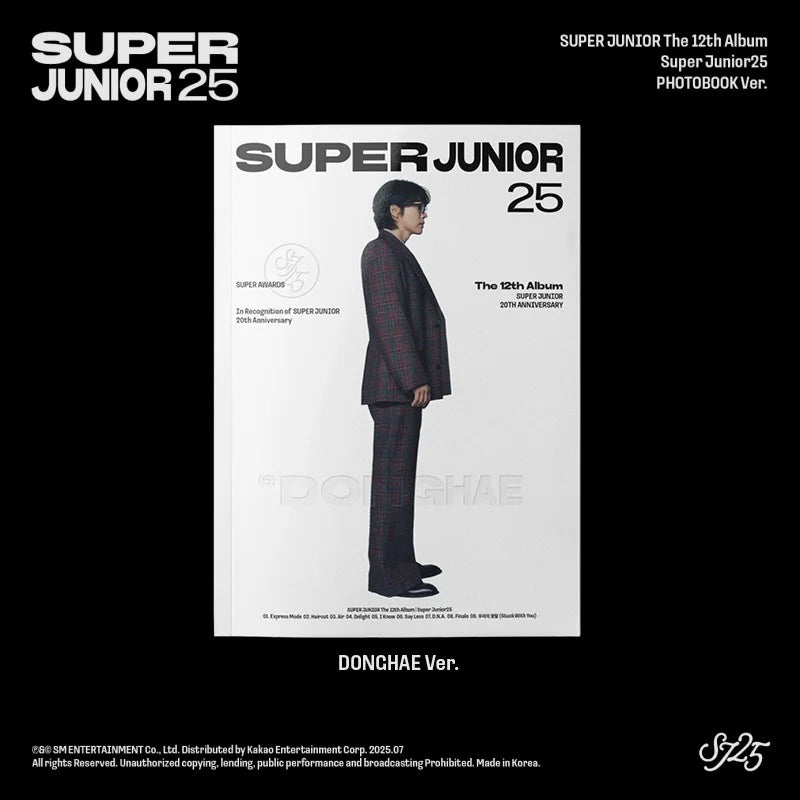 【ドンへ】SUPER JUNIOR25 photobook ver. Super Junior 12th Album - Super Junior25 (Photobook Ver