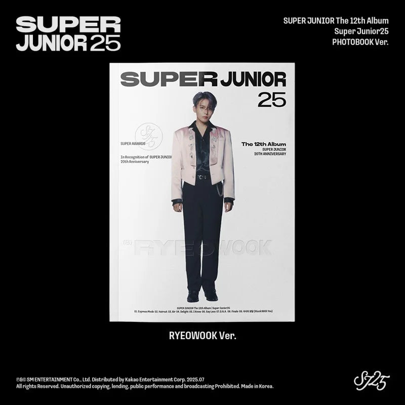 【新品未開封】SUPER JUNIOR 25 photobook ver ドンヘ Super Junior 12th Album - Super Junior25 (Photobook Ver