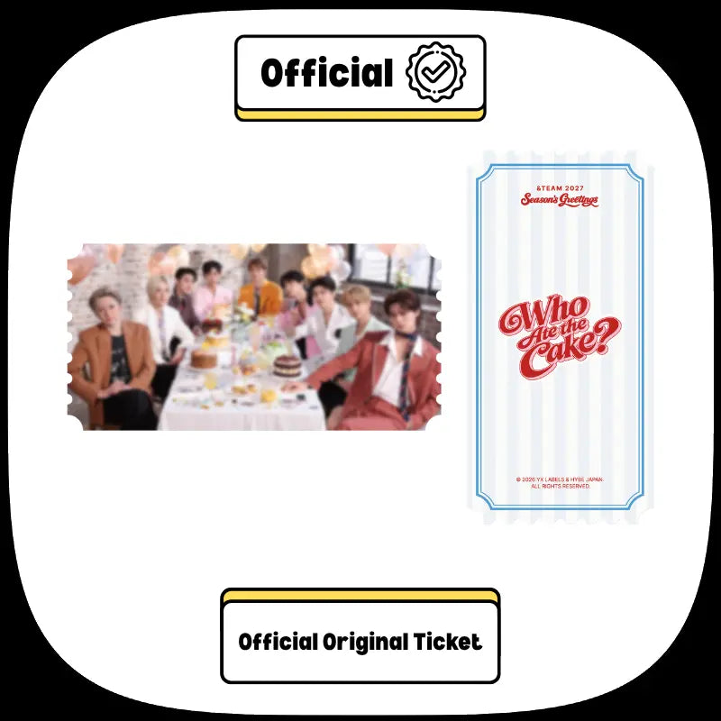[Pre-Order] &amp;TEAM 2027 Season's Greetings + Original Ticket