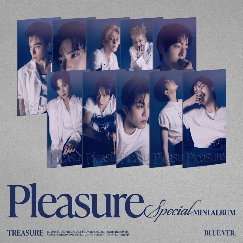 TREASURE Special Mini Album - PLEASURE (Blue Ver.)