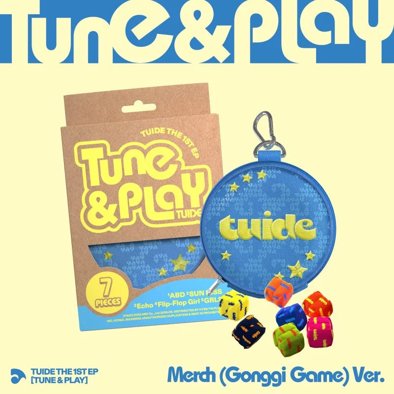 [Pre-Order] TUIDE 1st EP Album - TUNE &amp; PLAY (Merch) (Gonggi Game Ver.)