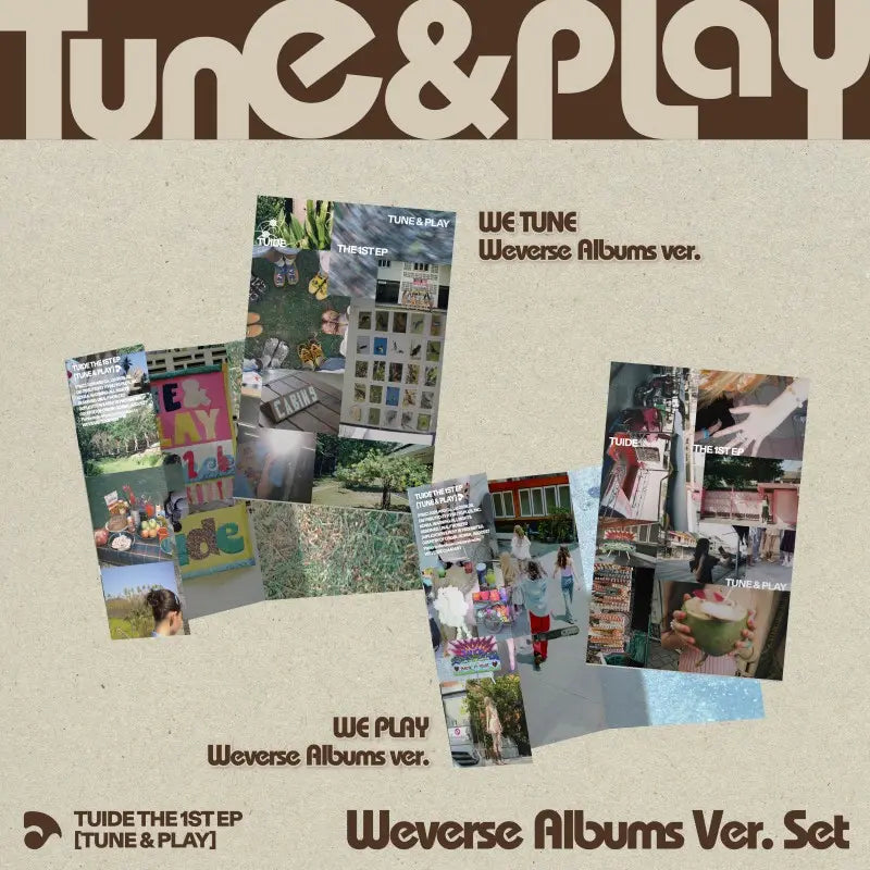[Pre-Order] TUIDE 1st EP Album - TUNE &amp; PLAY (Weverse Album Ver.)