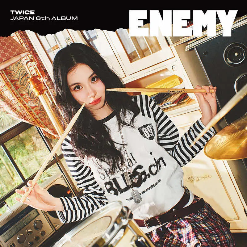 [Pre-Order] TWICE 6th Japanese Album - ENEMY (Solo Edition) + JYP Japan Store Bonus