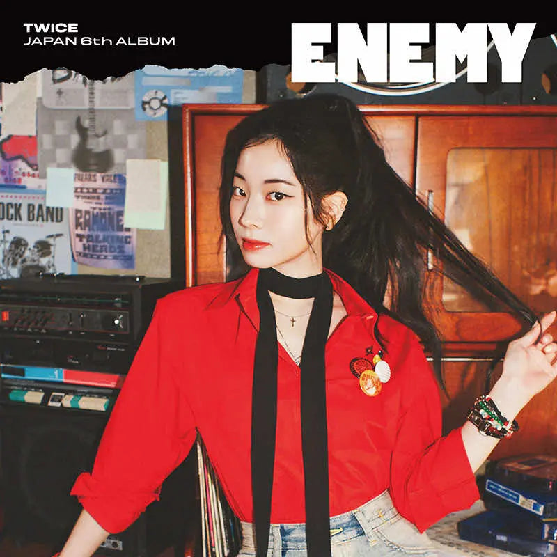 [Pre-Order] TWICE 6th Japanese Album - ENEMY (Solo Edition) + JYP Japan Store Bonus