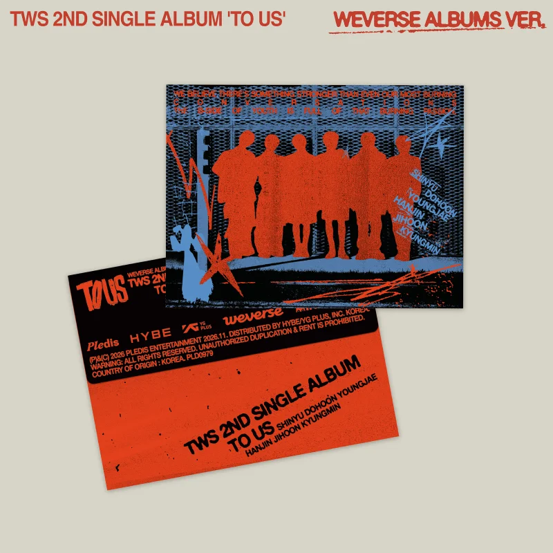 [Pre-Order] TWS 2nd Single Album - TO US (Weverse Album Ver.)