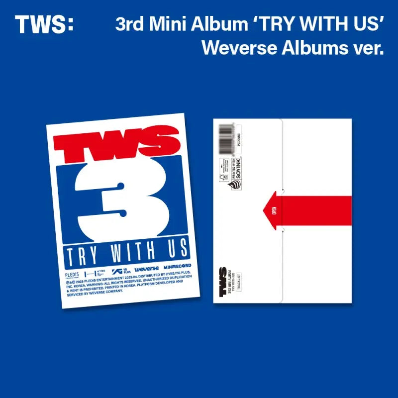 TWS 3rd Mini Album - TRY WITH US | Compact, Random version