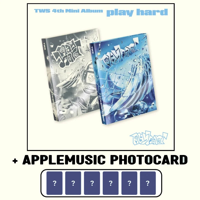 [Pre-Order] TWS 4th Mini Album - play hard + APPLEMUSIC Photocard