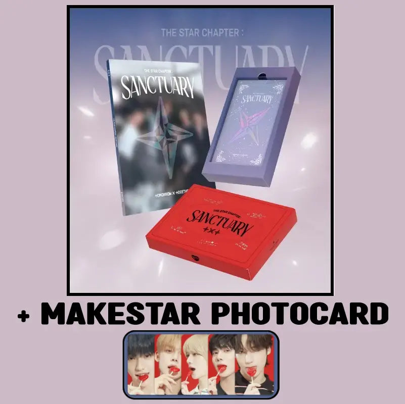 TXT Album The Star Chapter SANCTUARY + MAKESTAR Photocard Choice