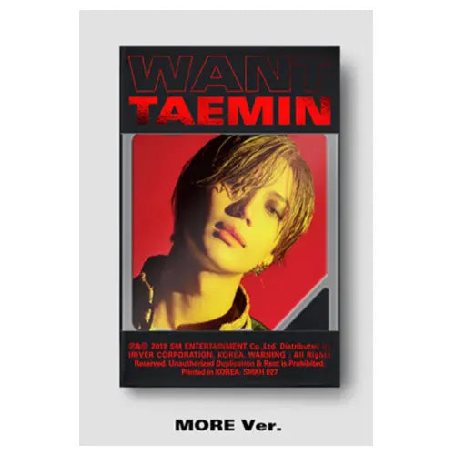 Taemin 2nd Mini Album - WANT Kihno Kit
