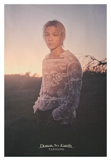 Taeyang EP Album Down to Earth Official Poster - Photo Concept 1