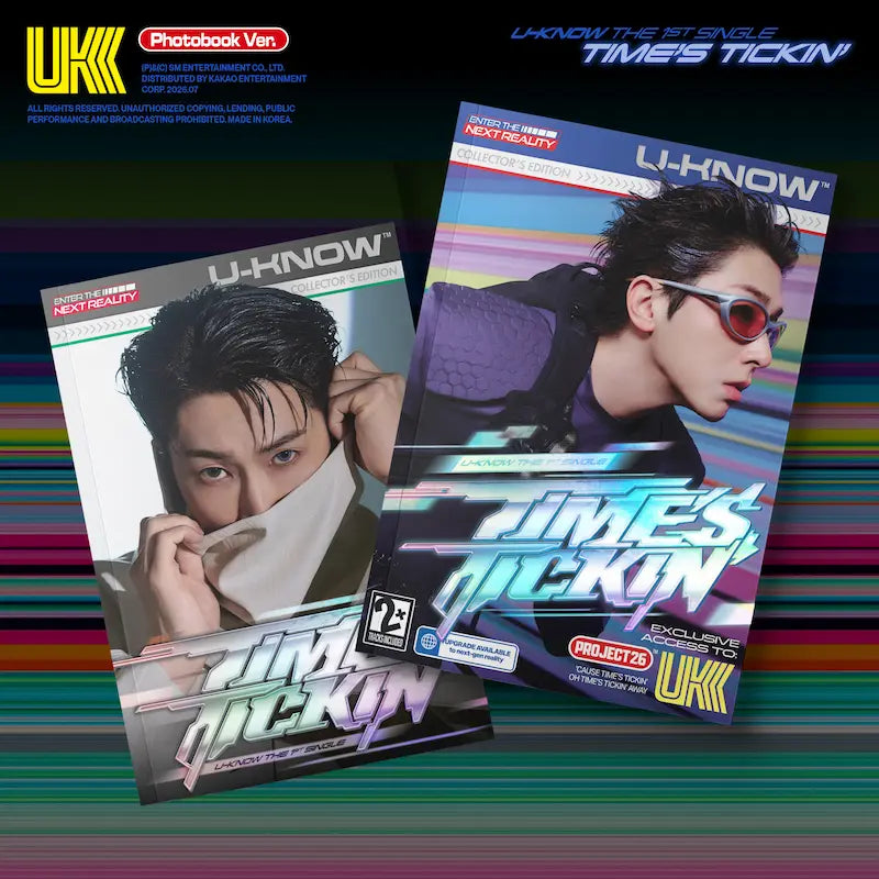 [Pre-Order] U-KNOW 1st Single Album - Time's Tickin' (Photobook Ver.)