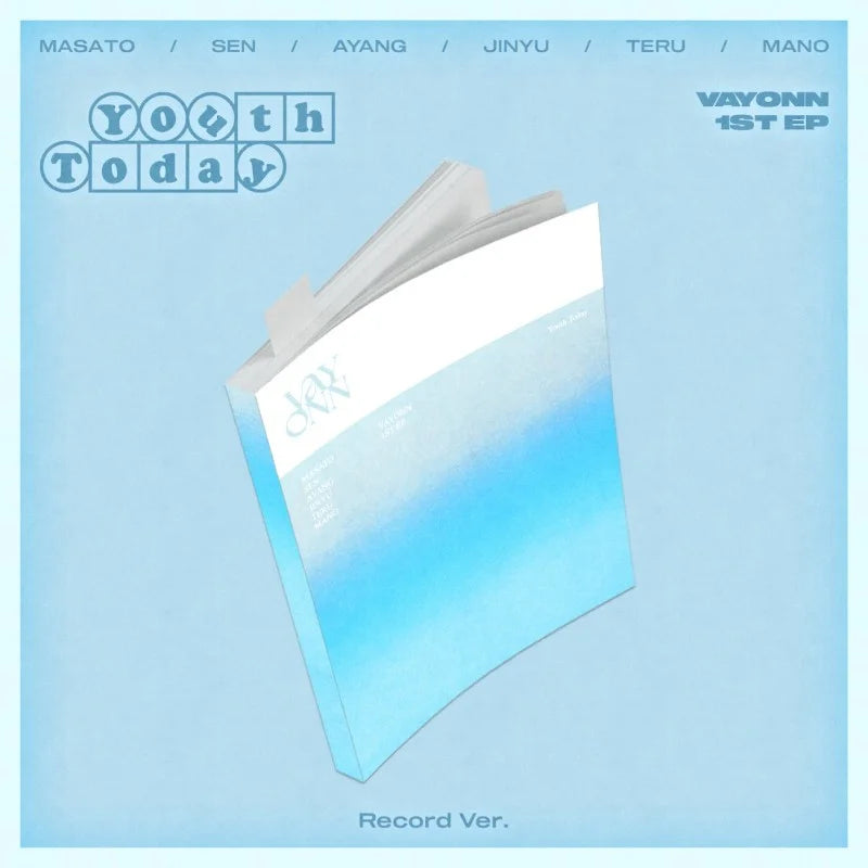 [Pre-Order] VAYONN 1st EP Album - Youth Today (Record Ver.)
